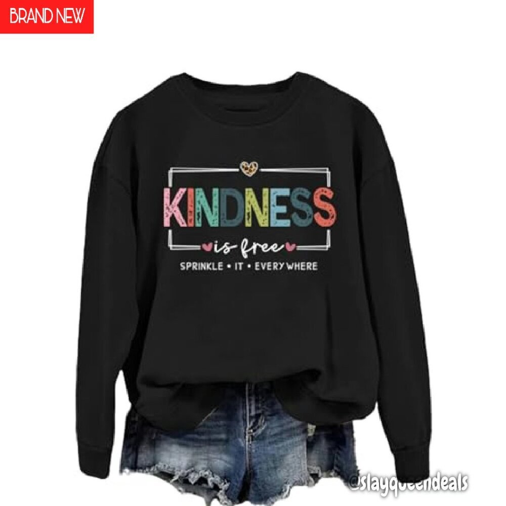 Women's Inspirational Sweatshirt, Crewneck Pullover, Soft Cotton Blend - Picture 4 of 7
